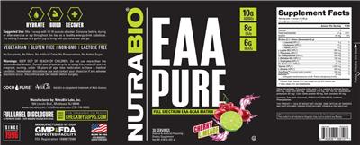EAA Pure Cherry Limeade label