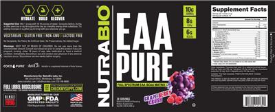 EAA Pure Grape Berry Crush label