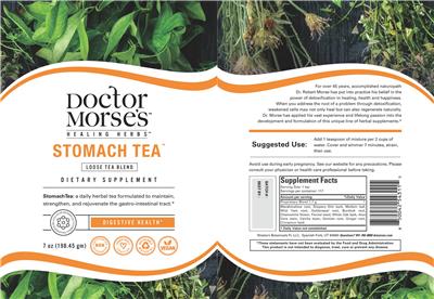 Stomach Tea label