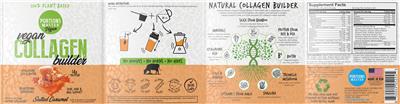 Vegan Collagen Builder Salted Caramel label