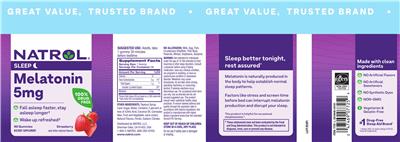 Melatonin 5 mg Strawberry label