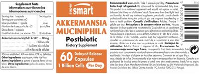 Akkermansia Muciniphila 1 Billion Cells label