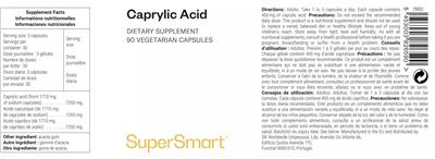 Caprylic Acid label