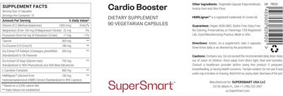 Cardio Booster label