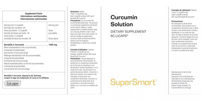 Curcumin Solution label