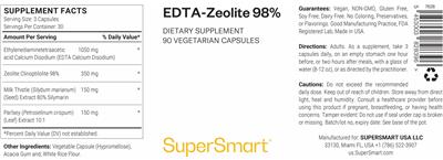 EDTA-Zeolite 98% label