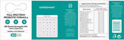 Full Spectrum Probiotic Formula label