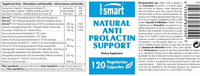 Natural Anti Prolactin Support label