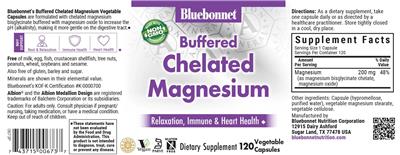Buffered Chelated Magnesium label