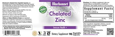 Chelated Zinc label