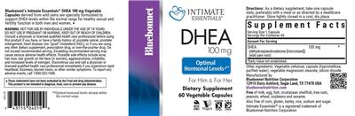 DHEA 100 mg label