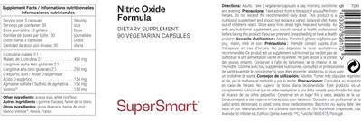 Nitric Oxide Formula label