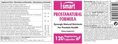 Prostanatural Formula label