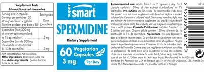 Spermidine 3 mg label