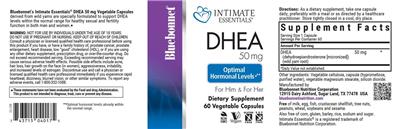 DHEA 50 mg label