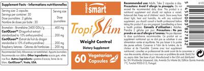 Tropi Slim label