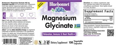 Magnesium Glycinate label