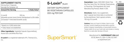5-Loxin 200 mg label