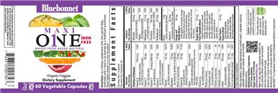 Maxi One Iron-Free label