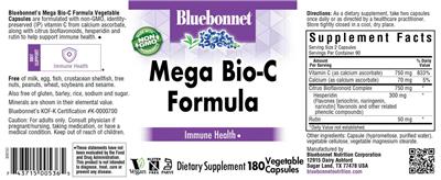 Mega Bio-C Formula label