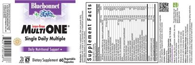 Multi One Iron-Free label
