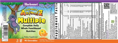 Multiple Orange Flavor label
