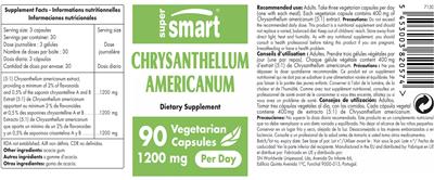 Chrysantellum Americanum 1200 mg label