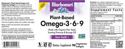 Plant-Based Omega-3-6-9 label