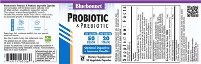 Probiotic & Prebiotic 50 Billion label
