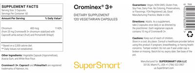 Crominex 3+ label