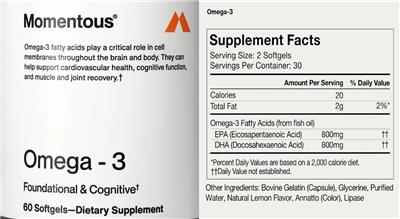 Omega-3 label