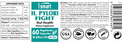 H. Pylori Fight 20 Billion CFU label