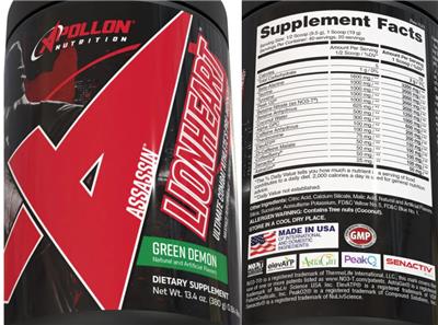 Assassin Lionheart Green Demon label