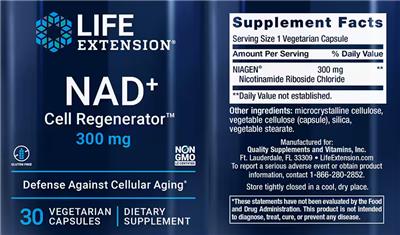 NAD+ Cell Regenerator label