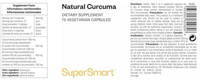 Natural Curcuma label