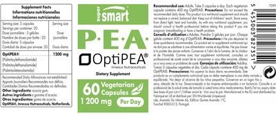 P-E-A 1200 mg label