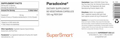 Paradoxine 120 mg label