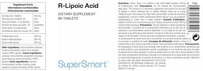 R-Lipoic Acid label