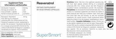 Resveratrol label