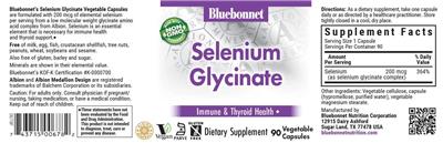 Selenium Glycinate label