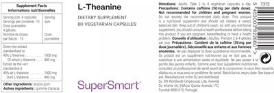 L-Theanine label