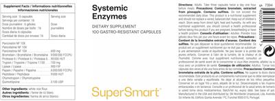 Systemic Enzymes label