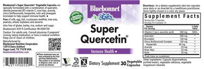 Super Quercetin label