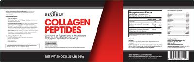 Collagen Peptides label