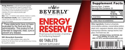 Energy Reserve label
