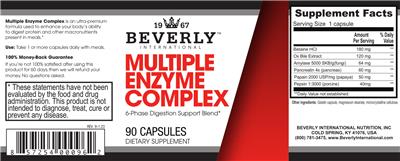 Multiple Enzyme Complex label