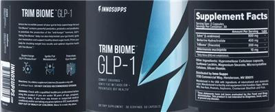 Trim Biome GLP-1 label