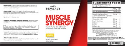 Muscle Synergy Lemon label