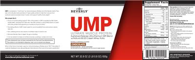UMP Chocolate label