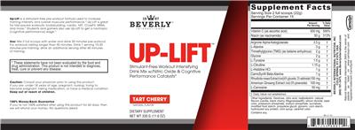 Up-Lift Tart Cherry label